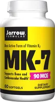 ﻿Jarrow Formulas - Witamina K2 MK-7, 90 mcg, 60 kapsułek miękkich