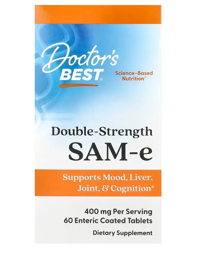 Doctor's Best - SAMe, 400mg, 60 tablets
