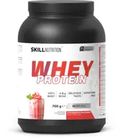 Skill Nutrition - Whey Protein, Koncentrat Białka Serwatkowego, Strawberry Milkshake, 700g