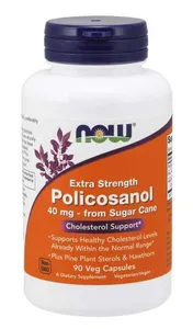 NOW Foods - Polikosanol, 40mg, Extra Strength, 90 vkaps