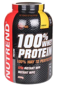 Nutrend - 100% Whey Protein, Wanilia, Proszek, 2250g