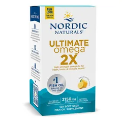 Nordic Naturals - Ultimate Omega 2X, Omega 3, 2150mg, Lemon, 120 softgels