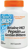 Doctor's Best - Betaine HCL + Pepsin, 360 capsules