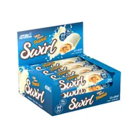 Applied Nutrition - Swirl Duo Bar, White Choco Peanut,  12 batonów