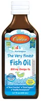 Carlson Labs - Kid's Fish Oil, 800mg, Lemon, Liquid, 200 ml