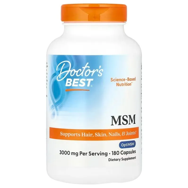 Doctor's Best - MSM z OptiMSM, 1000mg, 180 kapsułek