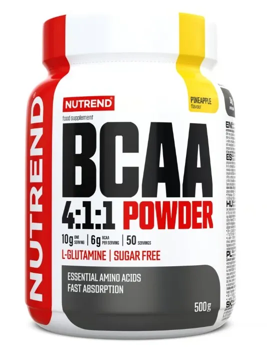 Nutrend - BCAA 4:1:1 Powder, Ananas, Proszek, 500g