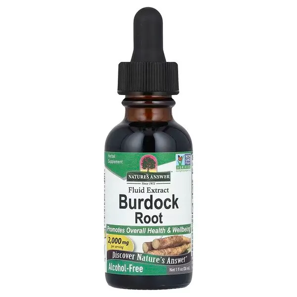 Nature's Answer - Korzeń łopianu, Burdock Root, 30 ml.
