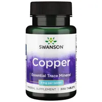 Swanson - Copper, 2mg, 300 tablets