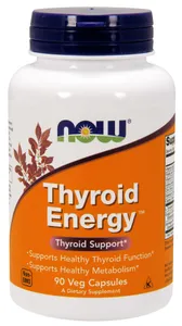 ﻿NOW Foods - Thyroid Energy, Kompleks na Tarczycę, Jod, 90 vkaps