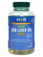 Holland & Barrett - Cod Liver Oil, 1000mg, 120 Capsules