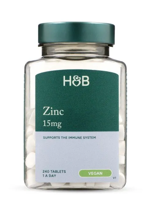 Holland & Barrett - Cynk, 15mg, 240 tabletek