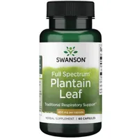 Swanson - Plantain (leaf) Plantain, 400 mg, 60 capsules