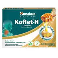 Himalaya - Koflet-H, Imbir, 12 tabletek do ssania