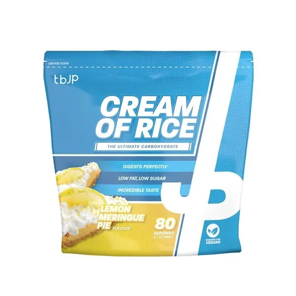 Trained by JP - Kleik Ryżowy, Cream of Rice, Lemon Meringue Pie, Proszek, 2000g
