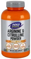 Now Foods - Arginine & Citrulline, Powder, 340g