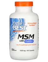 Doctor's Best - MSM with OptiMSM, 1000mg, 360 capsules