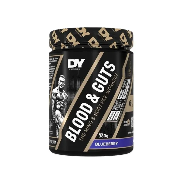Dorian Yates - Blood and Guts, Blueberry, Proszek, 380g
