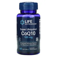 Life Extension - Super Ubiquinol CoQ10, 100mg, 60 Softgeles