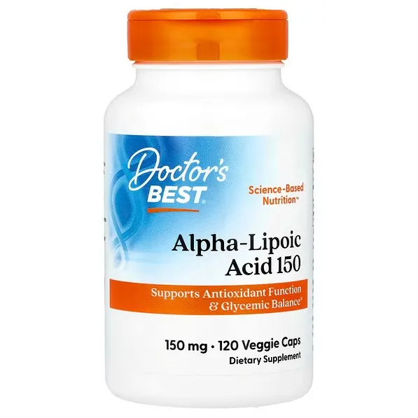 Doctor's Best - Kwas Alfa Liponowy, 150mg, 120 vkaps