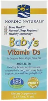Nordic Naturals - Vitamin D3 for Children, 400 IU, Liquid, 11 ml