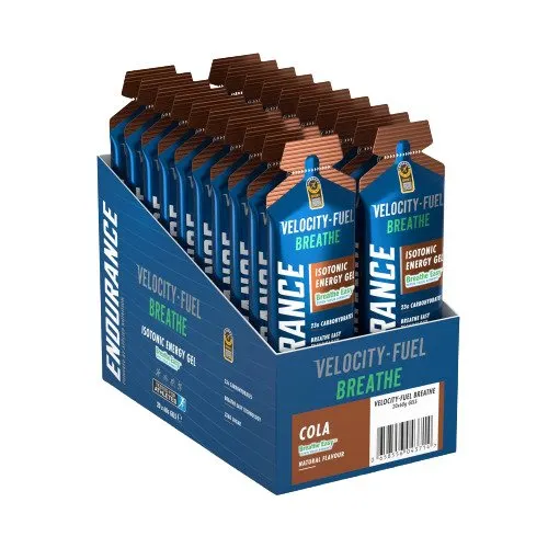 Applied Nutrition - Żel Energetyczny, Endurance Breathe, Isotonic Energy Gel, Cola, 20 x 60g