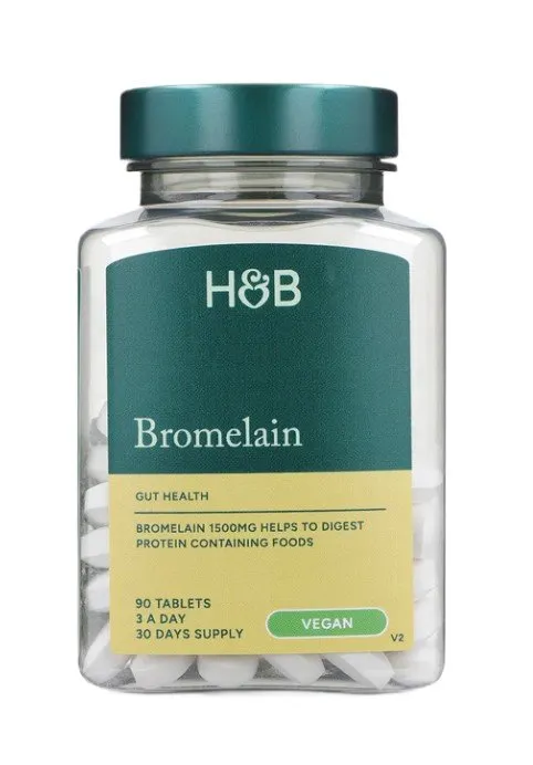 Holland & Barrett - Bromelaina, 90 tabletek