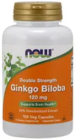 NOW Foods - Ginkgo Biloba, 120mg, 100vcaps