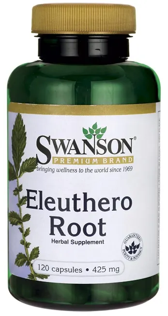 Swanson - Eleuthero Root (Żeń-Szeń Syberyjski), 425mg, 120 kapsułek