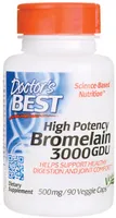 Doctor's Best - High Potency Bromelain, 3000 GDU, 500mg, 90 vkaps