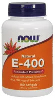 NOW Foods - Vitamin E-400 IU with Selenium, 100 Softgeles