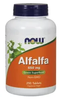 NOW Foods - Alfalfa, 650mg, 250 tabletek