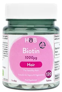 Holland & Barrett -  Biotyna, 1000mcg, 120 tabletek
