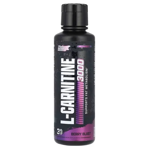 Nutrex - Liquid Carnitine 3000, Jagoda, 480 ml