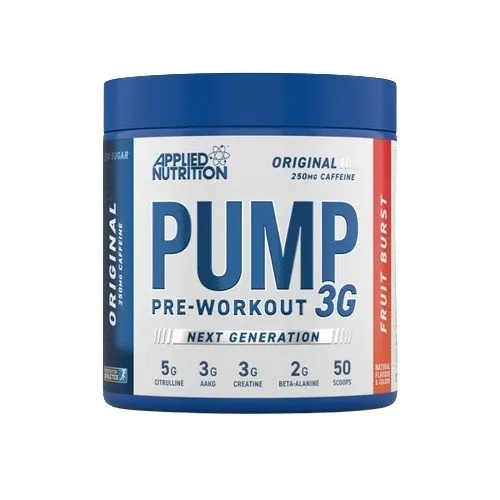 Applied Nutrition - Przedtreningówka, Pump 3G, Fruit Burst, Proszek 375g