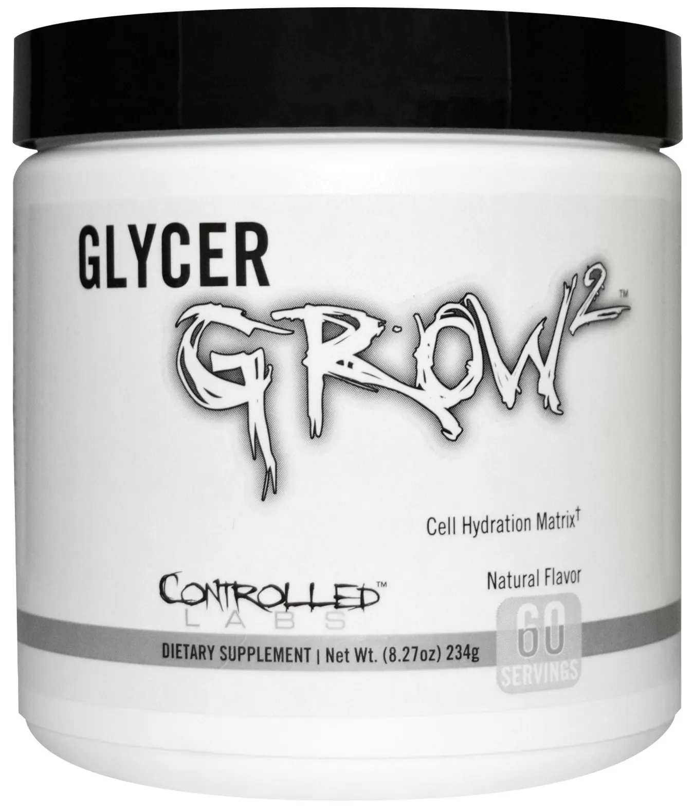 Controlled Labs - GlycerGrow 2, Bezsmakowy, Proszek, 234g