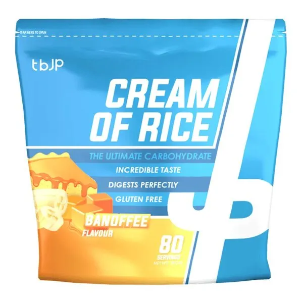 Trained by JP - Kleik Ryżowy, Cream of Rice, Banoffee, Proszek, 2000g