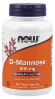 NOW Foods - D-Mannose, 500mg, 120 capsules