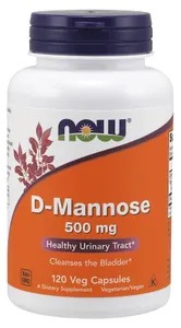 ﻿NOW Foods - D-Mannoza, 500mg, 120 vkaps