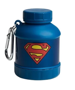 SmartShake - Pojemnik na Odżywki, Whey2Go Funnel, DC Comics,  Superman, Pojemność, 110 ml