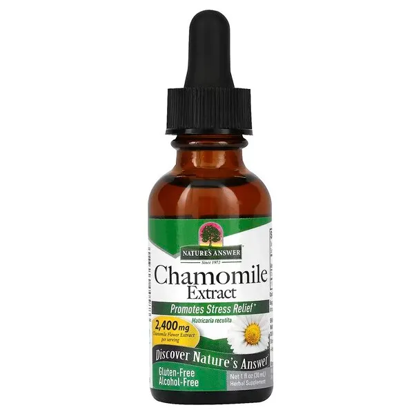 Nature's Answer - Rumianek, Chamomile, Płynny Ekstrakt, 30 ml.