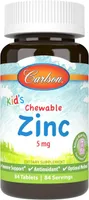 Carlson Labs - Kid's Chewable Zinc, Natural Mixed Berry, 84 tabletek
