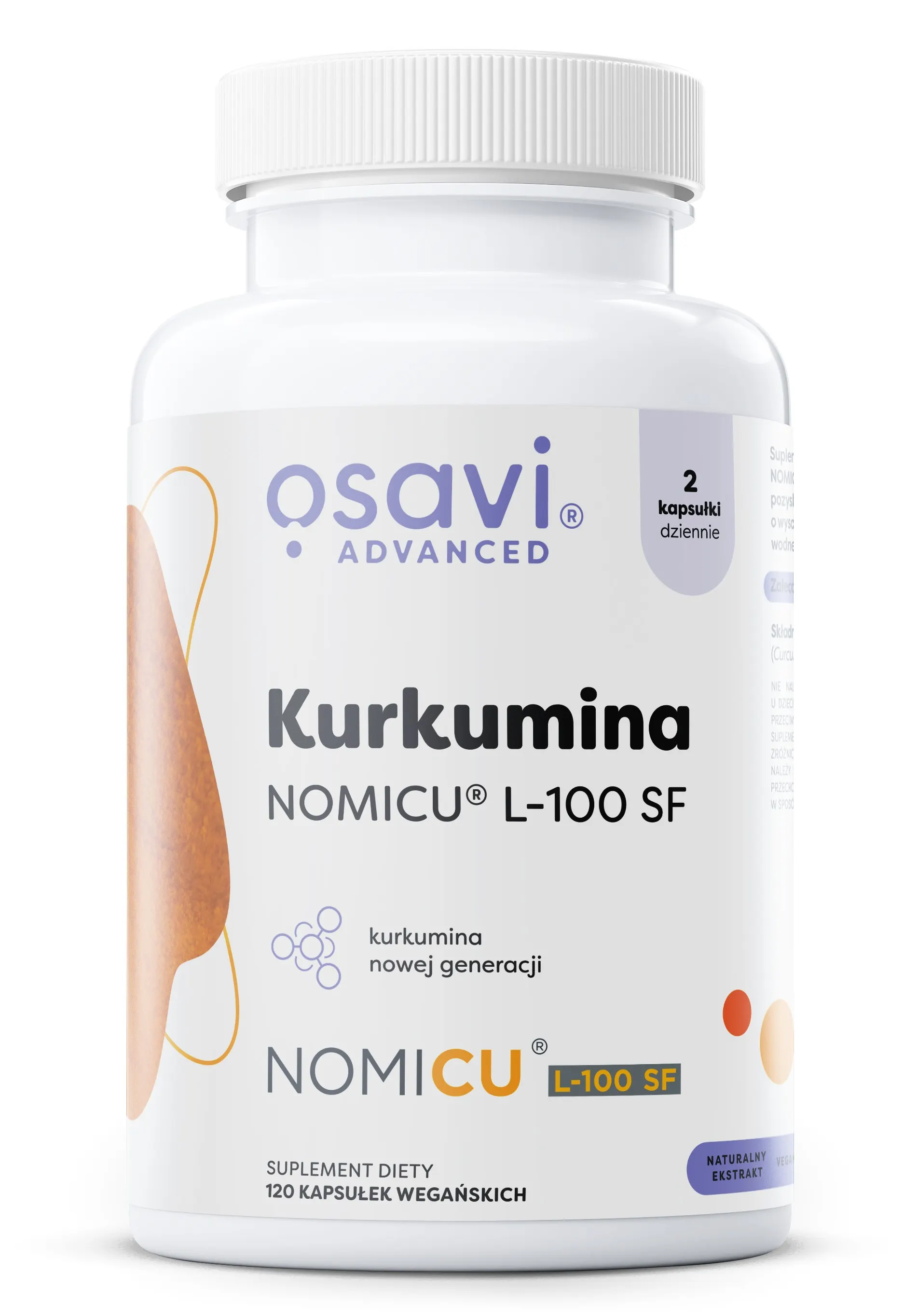 Osavi - Kurkumina NOMICU L-100 SF, 120 vkaps