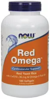 NOW Foods - Red Omega, Red Yeast Rice, 180 Softgeles