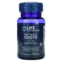 Life Extension - Super Ubiquinol CoQ10 with Enhanced Mitochondrial Support, 100mg, 30 softgels