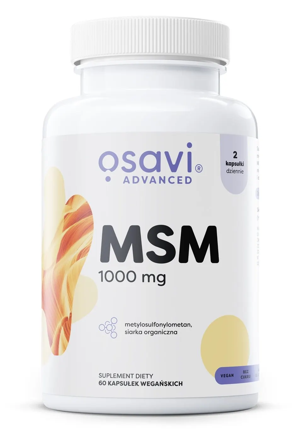 MSM (Advanced), 1000mg - 60 vcaps