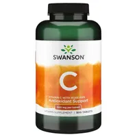 Swanson - Vitamin C with Wild Rose, 500mg, 500 tablets