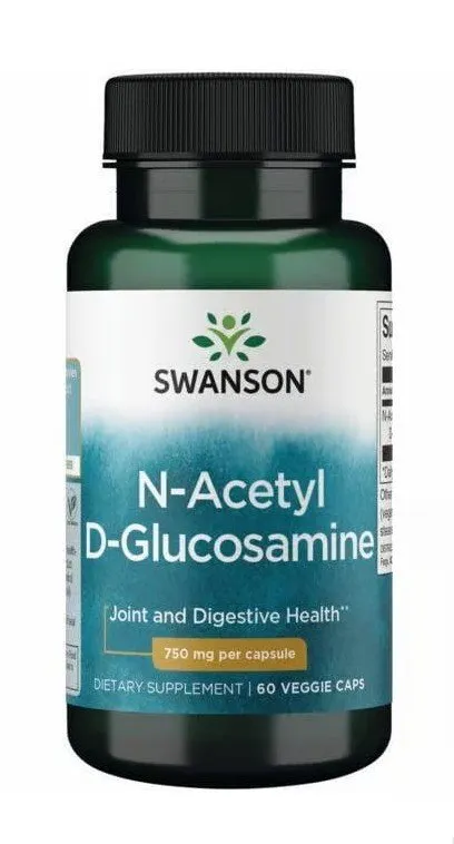  N-Acetyl D-Glukozamina, 750mg - 60 vcaps (EAN 087614029313)