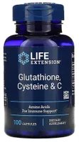 Life Extension - Glutation, cysteina & C, 100 kapsułek roślinnych