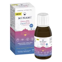 Minami - DHA+EPA Kids + Vitamin D3, Natural Orange & Berry, Liquid, 100 ml